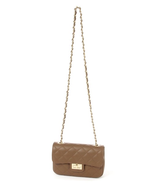 AULENTTI(オウレンティ)の「【AULENTTI】キルティングBAG(ショルダーバッグ・レディース・ブラウン・FREE)」の5枚目の写真