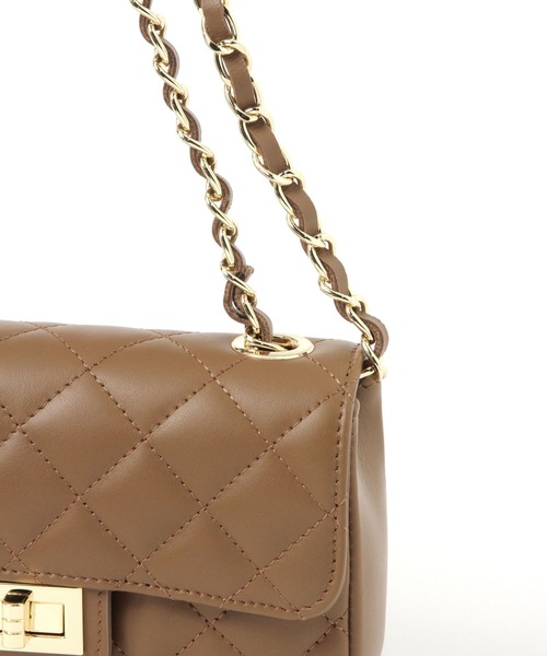 AULENTTI(オウレンティ)の「【AULENTTI】キルティングBAG(ショルダーバッグ・レディース・ブラウン・FREE)」の9枚目の写真