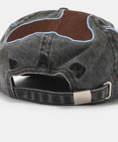 P.A.M.(パム)の「【P.A.M/パム】 OUTLINE LOGO CAP(キャップ・レディース・ブラック・FREE)」の5枚目の写真