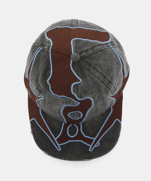 P.A.M.(パム)の「【P.A.M/パム】 OUTLINE LOGO CAP(キャップ・レディース・ブラック・FREE)」の6枚目の写真