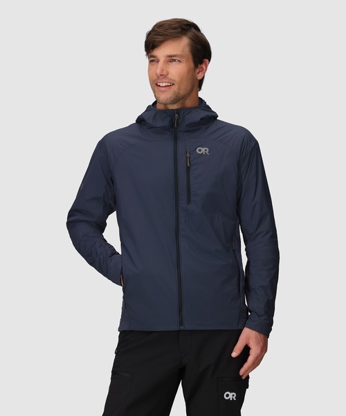 OUTDOOR RESEARCH(アウトドアリサーチ)の「OUTDOOR RESEARCH/アウトドアリサーチ スーパーストランド LTジャケット(ブルゾン・メンズ・ブルー・LARGE/MEDIUM)」の2枚目の写真