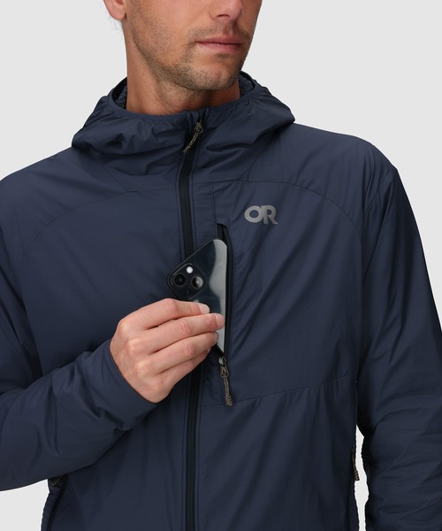 OUTDOOR RESEARCH(アウトドアリサーチ)の「OUTDOOR RESEARCH/アウトドアリサーチ スーパーストランド LTジャケット(ブルゾン・メンズ・ブルー・LARGE/MEDIUM)」の8枚目の写真