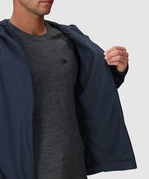 OUTDOOR RESEARCH(アウトドアリサーチ)の「OUTDOOR RESEARCH/アウトドアリサーチ スーパーストランド LTジャケット(ブルゾン・メンズ・ブルー・LARGE/MEDIUM)」の9枚目の写真