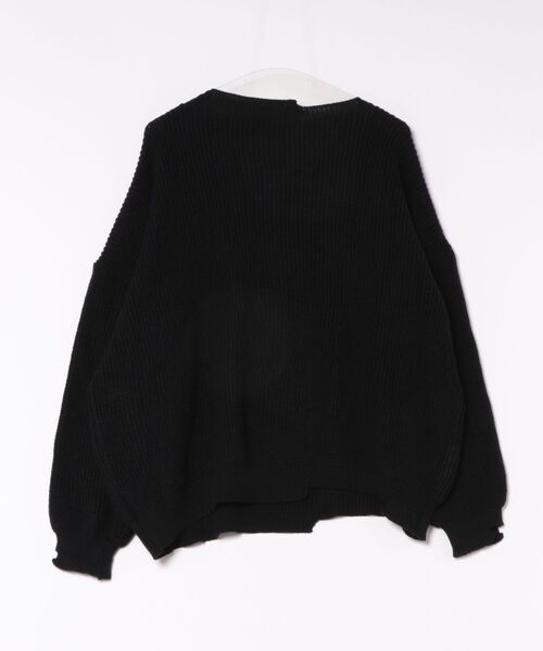 GORGE(ゴージ)の「ビッグロゴ ニットプルオーバー|全3色(ニット/セーター・レディース・ブラック/キャメル/ライトグレー・F)」の21枚目の写真