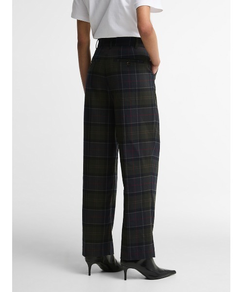 Barbour（バブアー）の「Delilah タータンチェック テーラードパンツ（レディース）（その他パンツ・レディース・ベージュ/ダークグリーン・10/8）」の10枚目の写真