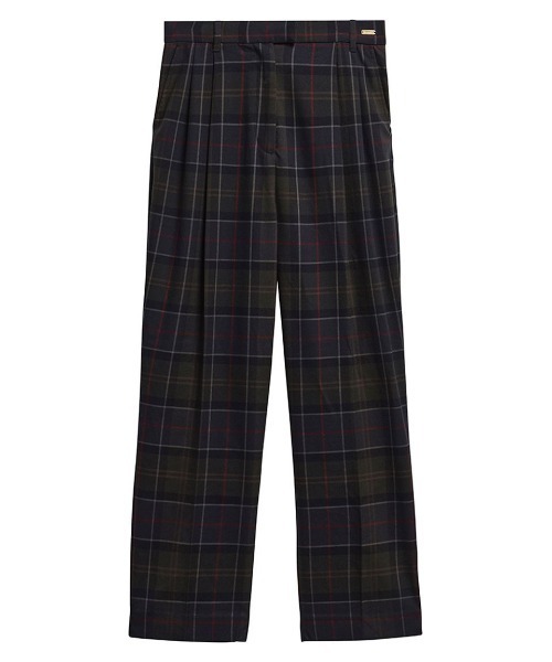 Barbour（バブアー）の「Delilah タータンチェック テーラードパンツ（レディース）（その他パンツ・レディース・ベージュ/ダークグリーン・10/8）」の14枚目の写真
