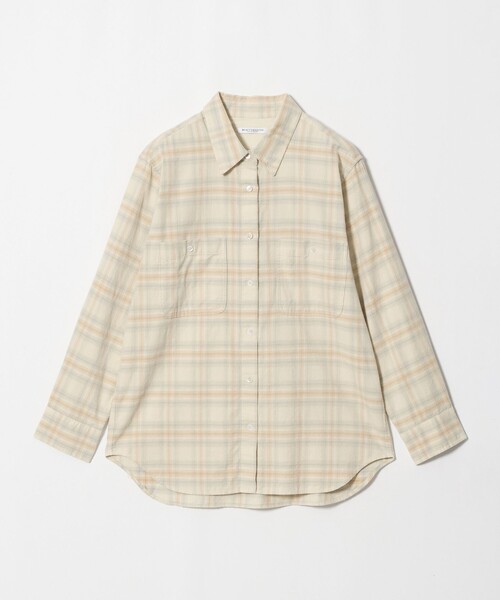 BEAUTY&YOUTH UNITED ARROWS(ビューティーアンドユースユナイテッドアローズ)の「コットン コーデュロイ チェック シャツ(シャツ/ブラウス・レディース・ダークブラウン/ナチュラル・FREE)」の2枚目の写真