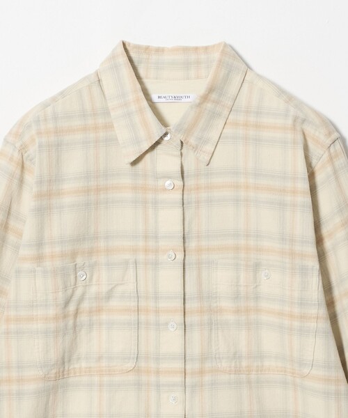BEAUTY&YOUTH UNITED ARROWS(ビューティーアンドユースユナイテッドアローズ)の「コットン コーデュロイ チェック シャツ(シャツ/ブラウス・レディース・ダークブラウン/ナチュラル・FREE)」の11枚目の写真