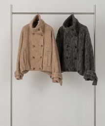 RUIRUE BOUTIQUE（ルイルエブティック）の「（Unisex）Shaggy Wool Short Coat /シャギーウールショートコート【brume・MOI/ブリュメ・モワ】（その他アウター）」