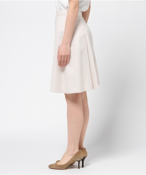 N.（N. Natural Beauty Basic）（エヌエヌナチュラルビューティーベーシック）の「タックサーキュラースカート（スカート・レディース・ホワイト/レッド/ブルー・MEDIUM/SMALL）」の5枚目の写真