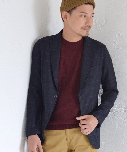 SHIPS（シップス）の「SC: SHIPS（シップス）16FW "AIRY" ウール 2B ジャケット■（テーラードジャケット・メンズ・ダークグレー/ネイビー/チャコールグレー/グレー/ダークネイビー・SMALL/LARGE/X-LARGE/MEDIUM）」の21枚目の写真