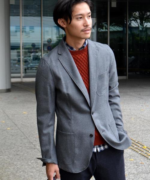 SHIPS（シップス）の「SC: SHIPS（シップス）16FW "AIRY" ウール 2B ジャケット■（テーラードジャケット・メンズ・ダークグレー/ネイビー/チャコールグレー/グレー/ダークネイビー・SMALL/LARGE/X-LARGE/MEDIUM）」の3枚目の写真