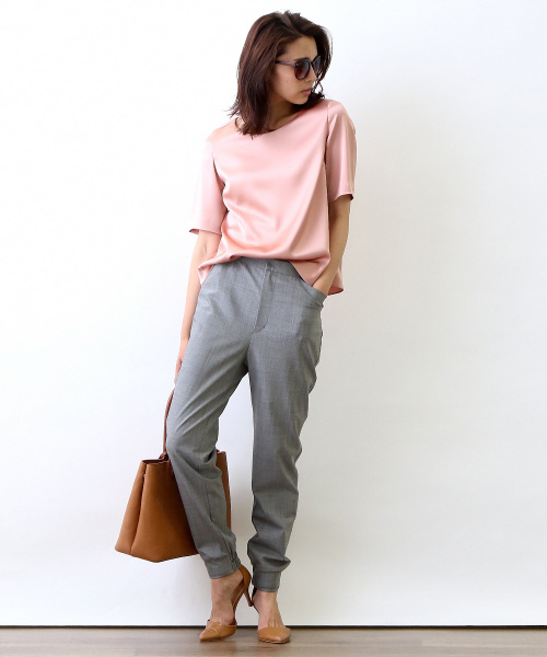 qualite（カリテ）の「ストレッチウールトラックパンツ（その他パンツ