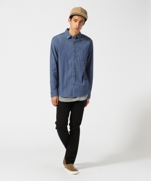 RAGEBLUE（レイジブルー）の「ストレッチデニムシャツ/732692（シャツ/ブラウス・メンズ・ブルー/ネイビー/その他1・LARGE/MEDIUM）」の18枚目の写真