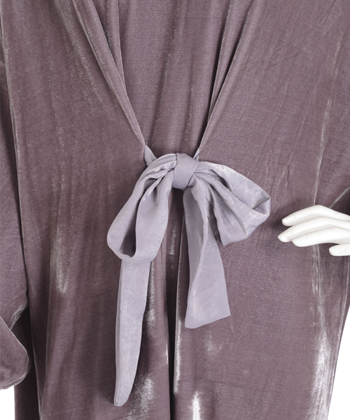 merry jenny（メリージェニー）の「ベロアリボンワンピース（ワンピース・レディース・ブラック/ラベンダー・FREE）」の9枚目の写真