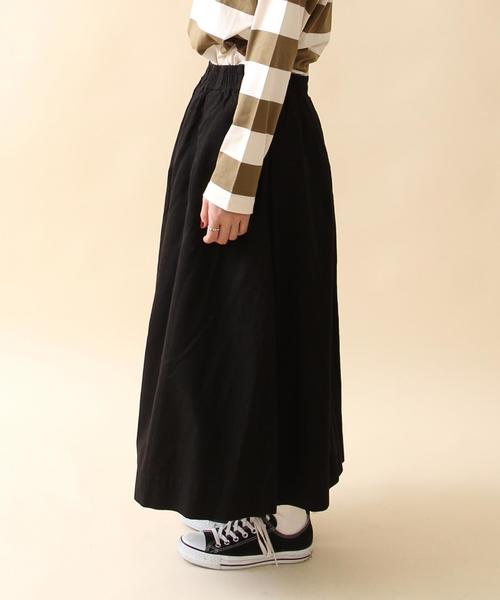 coen(コーエン)の「起毛リラックスワイドパンツ(その他パンツ・レディース・オリーブ/ブラック・MEDIUM/LARGE)」の4枚目の写真