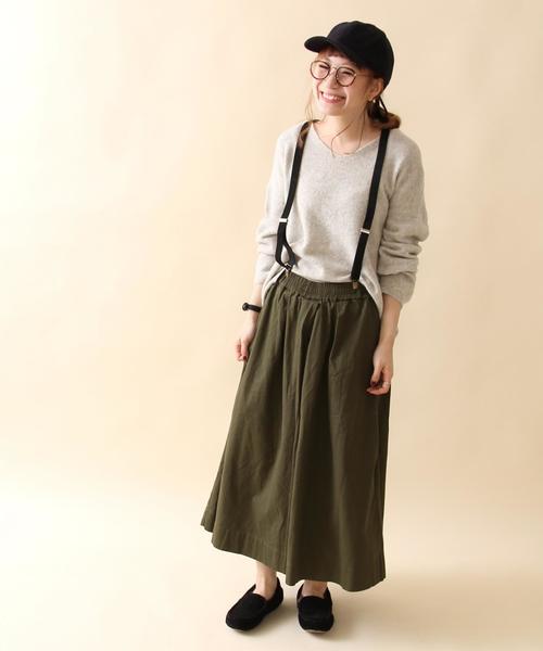 coen(コーエン)の「起毛リラックスワイドパンツ(その他パンツ・レディース・オリーブ/ブラック・MEDIUM/LARGE)」の11枚目の写真