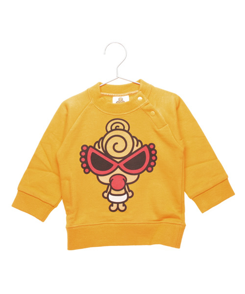 HYSTERIC MINI(ヒステリックミニ)の「BABY DOLL MINI トレーナー(スウェット・キッズ・ネイビー/レッド/イエロー・60/70/80)」の3枚目の写真