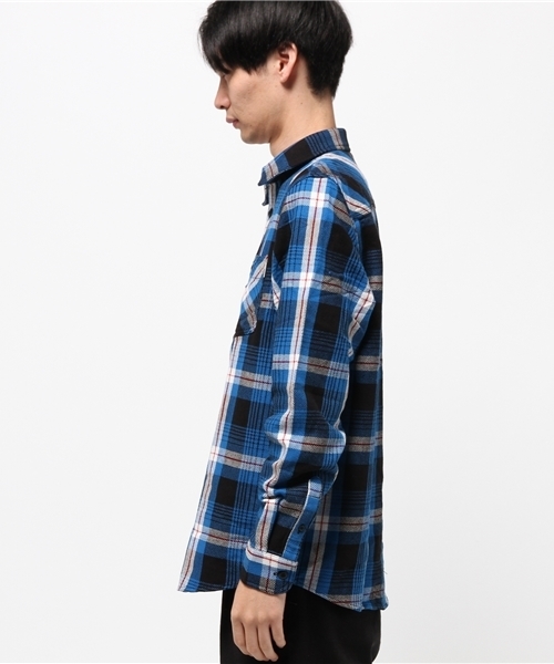 CARHARTT WIP トップス シャツ・ブラウス ブルー チェック柄 CARHARTT WIP トップス シャツ・ブラウス ブルー チェック柄