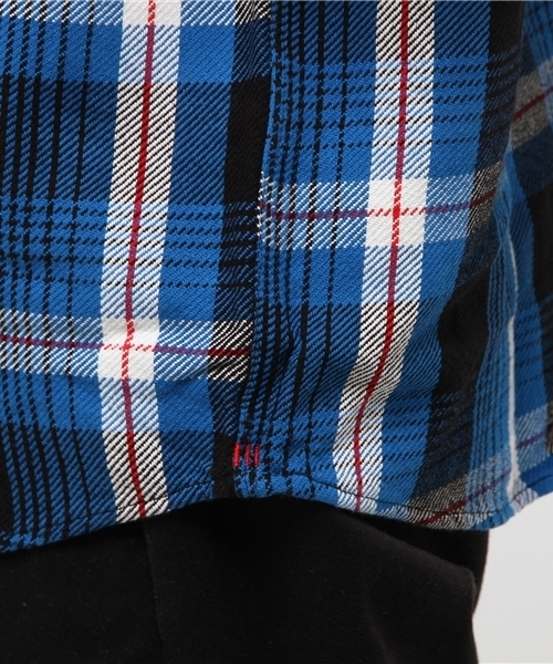 CARHARTT WIP トップス シャツ・ブラウス ブルー チェック柄 Carhartt WIP（カーハートダブリューアイピー）の「L/S HALLECK