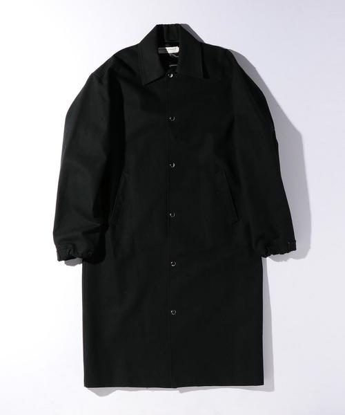 MONKEY TIME(モンキータイム)の「<MR.COMPLETELY> CANVAS DUSTER CT/コート(ステンカラーコート・メンズ・ブラック・SMALL/MEDIUM)」の1枚目の写真