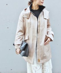FIGARO Paris | 《予約》フーデッド サテンコート◆(その他アウター)