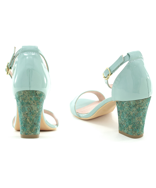 SESTO（セスト）の「コルクチャンキーヒール美脚ストラップサンダル（サンダル・レディース・アイボリー/ブラック/ベージュ/ミント/ネイビー/ライトグレー・24.0cm/25.5cm/24.5cm/22.0cm/23.0cm/22.5cm/23.5cm）」の12枚目の写真