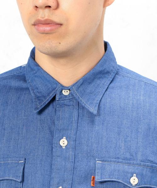 Levi's（リーバイス）の「[リーバイス] BC LEVIS ORANGE TAB シャツ ◆（シャツ/ブラウス・メンズ・ターコイズブルー・LARGE/MEDIUM/SMALL）」の6枚目の写真