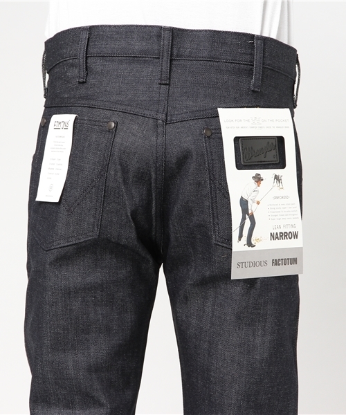 FACTOTUM(ファクトタム)の「【FACTOTUM×Wrangler】WR×FACTOTUM×STUDIOUSテーパードジーンズ(デニムパンツ・メンズ・ブルー・29inch/30inch/28inch/31inch)」の6枚目の写真