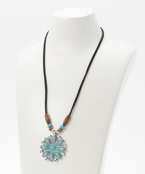 チャイハネ(チャイハネ)の「【チャイハネ】リリティネックレス(ネックレス・レディース・ターコイズブルー/ホワイト/ピンク・FREE)」の6枚目の写真