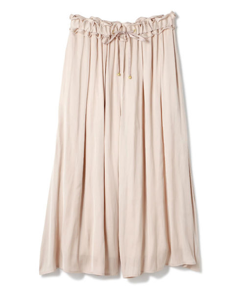 JILL by JILL STUART（ジルバイジルスチュアート）の「SATIN DRAPE PANTS（その他パンツ・レディース・ピンク/グレー/ピンク系その他/ブラウン・FREE）」の4枚目の写真