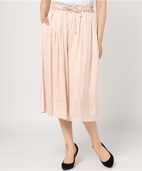 JILL by JILL STUART（ジルバイジルスチュアート）の「SATIN DRAPE PANTS（その他パンツ・レディース・ピンク/グレー/ピンク系その他/ブラウン・FREE）」の14枚目の写真