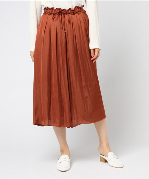 JILL by JILL STUART（ジルバイジルスチュアート）の「SATIN DRAPE PANTS（その他パンツ・レディース・ピンク/グレー/ピンク系その他/ブラウン・FREE）」の15枚目の写真