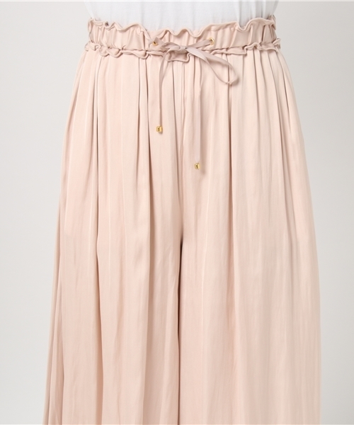 JILL by JILL STUART（ジルバイジルスチュアート）の「SATIN DRAPE PANTS（その他パンツ・レディース・ピンク/グレー/ピンク系その他/ブラウン・FREE）」の8枚目の写真