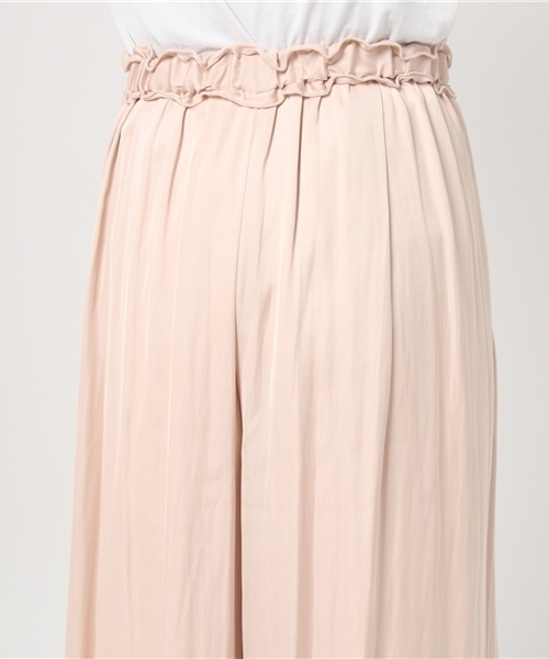 JILL by JILL STUART（ジルバイジルスチュアート）の「SATIN DRAPE PANTS（その他パンツ・レディース・ピンク/グレー/ピンク系その他/ブラウン・FREE）」の9枚目の写真