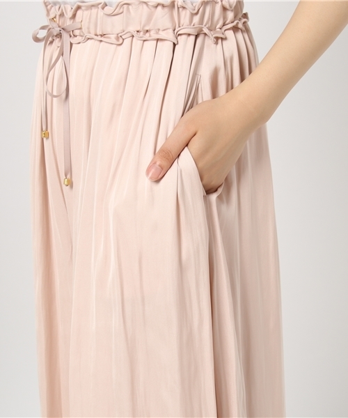 JILL by JILL STUART（ジルバイジルスチュアート）の「SATIN DRAPE PANTS（その他パンツ・レディース・ピンク/グレー/ピンク系その他/ブラウン・FREE）」の10枚目の写真