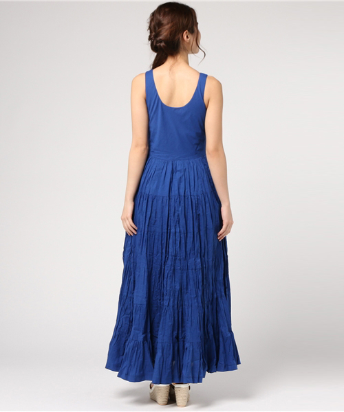 MARIHA（マリハ）の「MARIHA(マリハ） 草原の虹のドレス（ワンピース・レディース・カーキ/ブルー・36）」の7枚目の写真