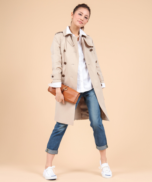 CONVERSE（コンバース）の「【予約】【FUDGE5月号掲載】CONVERSE / ジャックパーセル（スニーカー・レディース・ホワイト・23.5/24/24.5）」の8枚目の写真