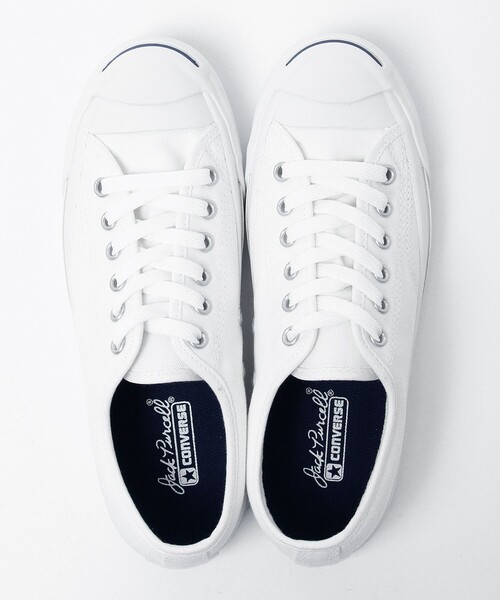 CONVERSE（コンバース）の「【予約】【FUDGE5月号掲載】CONVERSE / ジャックパーセル（スニーカー・レディース・ホワイト・23.5/24/24.5）」の5枚目の写真
