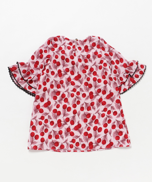 チェリー柄胸 袖フリルワンピース ワンピース Kate York Spade York セール Childrenswear ケイトスペードニューヨーク のファッション Spade ワンピース New