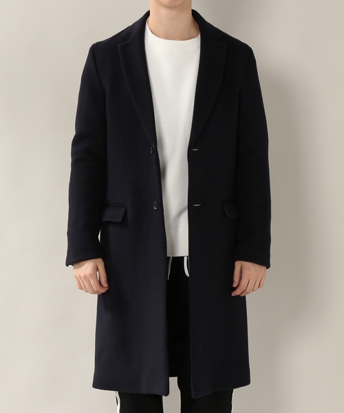 Journal Standard Trisect トライセクト の Light Beaver スリムコート チェスターコート Wear