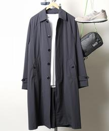 coen | ナイロンPUストレッチステンカラーコート(ステンカラーコート)