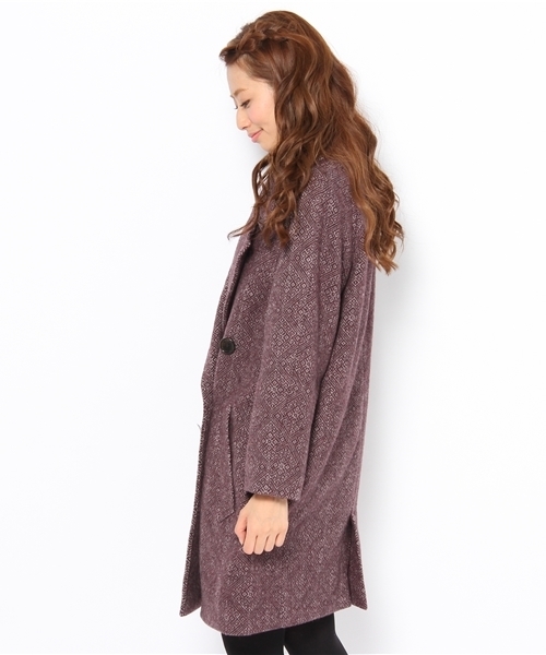 Another Edition（アナザーエディション）の「NYN W JQ ワイド CT（その他アウター・レディース・ダークグレー/ワインレッド・SMALL/MEDIUM）」の3枚目の写真