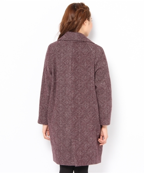 Another Edition（アナザーエディション）の「NYN W JQ ワイド CT（その他アウター・レディース・ダークグレー/ワインレッド・SMALL/MEDIUM）」の4枚目の写真