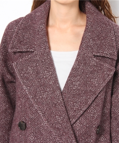 Another Edition（アナザーエディション）の「NYN W JQ ワイド CT（その他アウター・レディース・ダークグレー/ワインレッド・SMALL/MEDIUM）」の6枚目の写真