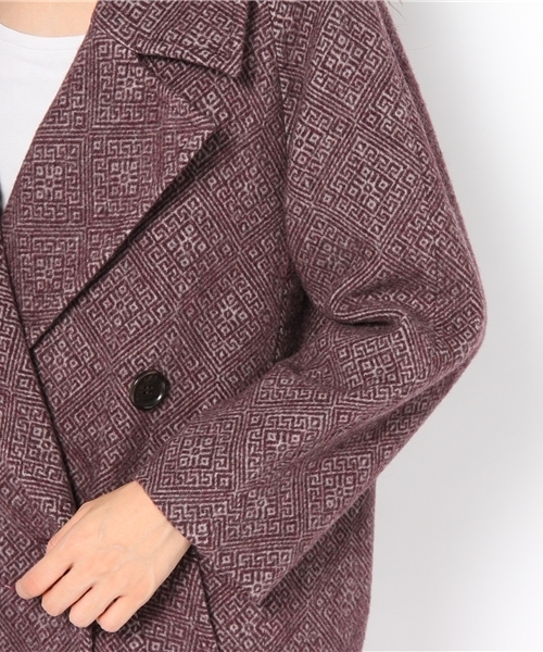 Another Edition（アナザーエディション）の「NYN W JQ ワイド CT（その他アウター・レディース・ダークグレー/ワインレッド・SMALL/MEDIUM）」の7枚目の写真