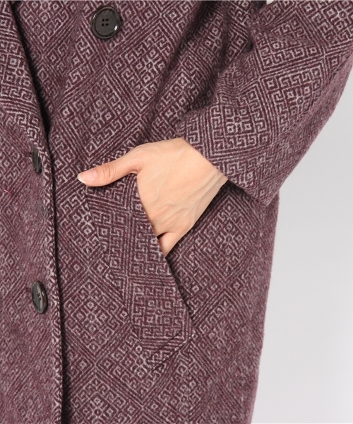 Another Edition（アナザーエディション）の「NYN W JQ ワイド CT（その他アウター・レディース・ダークグレー/ワインレッド・SMALL/MEDIUM）」の8枚目の写真