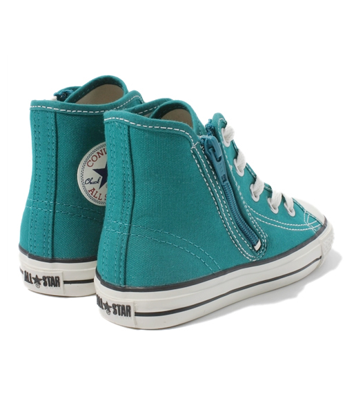 CONVERSE（コンバース）の「CHILD ALL STAR RZ HI/チャイルド オールスター RZ HI（スニーカー・キッズ・ターコイズブルー/イエロー・15cm/16cm/17cm/18cm/19cm/20cm/21cm/22cm）」の4枚目の写真