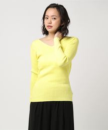 Vneck Rib 2way CD