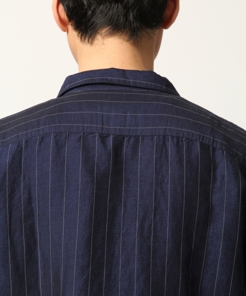 GLOBAL WORK（グローバルワーク）の「リネンオープンカラー半袖(ガラ)/790212（シャツ/ブラウス・メンズ・ブルー系その他7/ライトベージュ/その他1・X-LARGE/MEDIUM/LARGE/SMALL）」の14枚目の写真